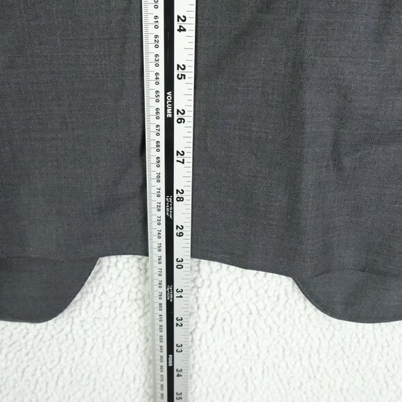 Samuelsohn Blazer Mens 42S Gray Two Button Double Vent Harry Rosen Super 100S - Picture 6 of 15